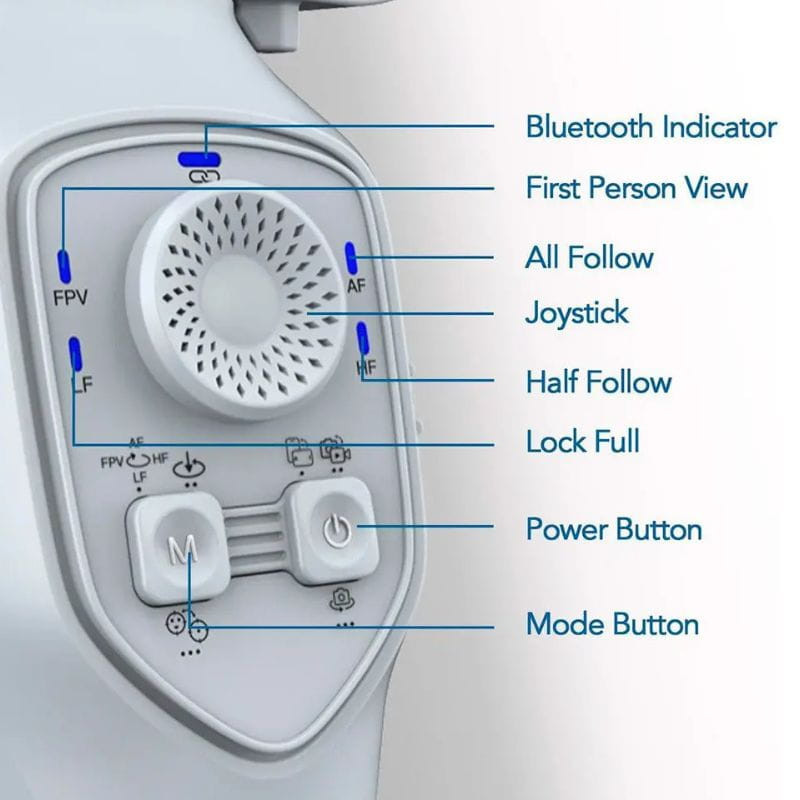 Gimbal L7C Pro Plus Suivi automatique avec IA, caractéristiques techniques