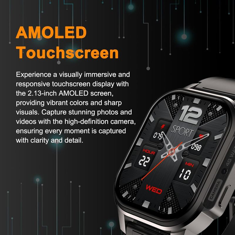 AMOLED de DM62 GPS  2,13 AMOLED 4G