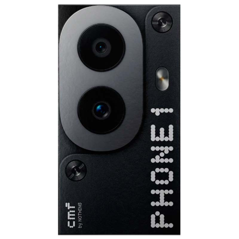 Nothing CMF Phone 1 5G 8GB/256GB Preto Detalhe da câmara