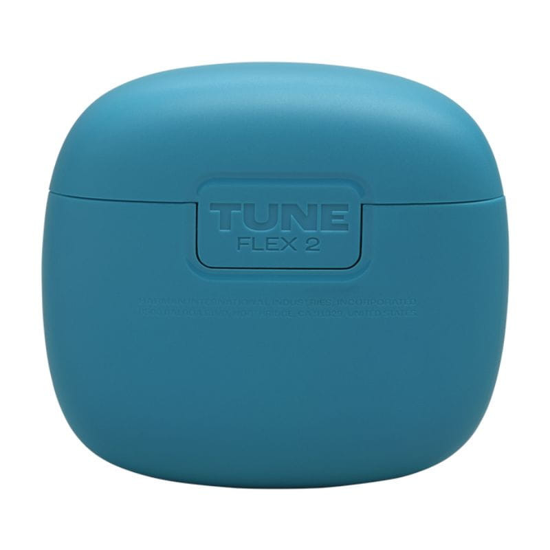 JBL Tune Flex 2 Turquesa imagen trasera del estuche de carga