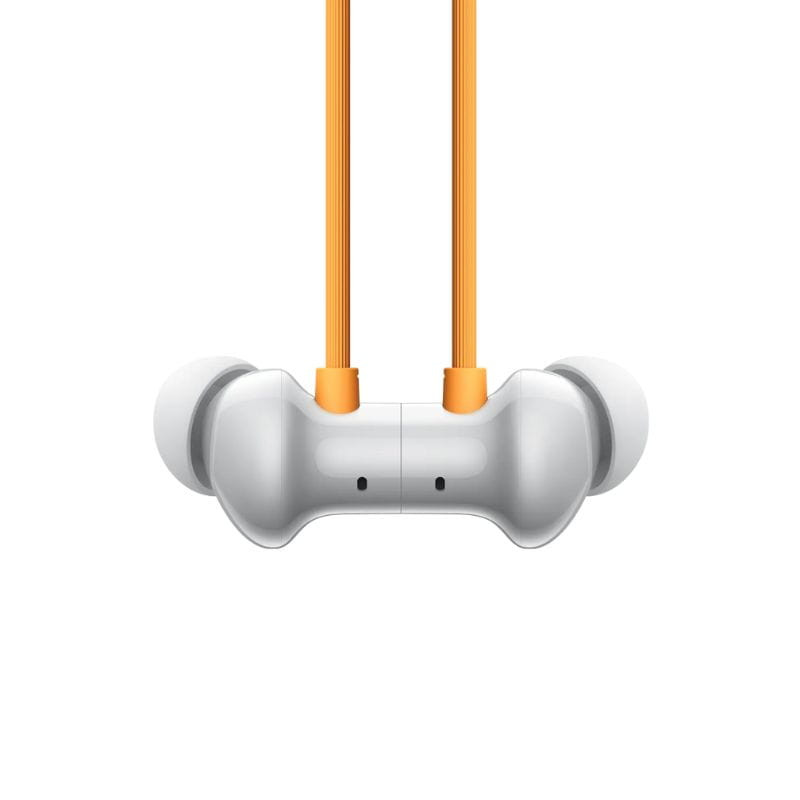 Realme Buds Wireless 5 ANC Plata  conectados magnéticamente