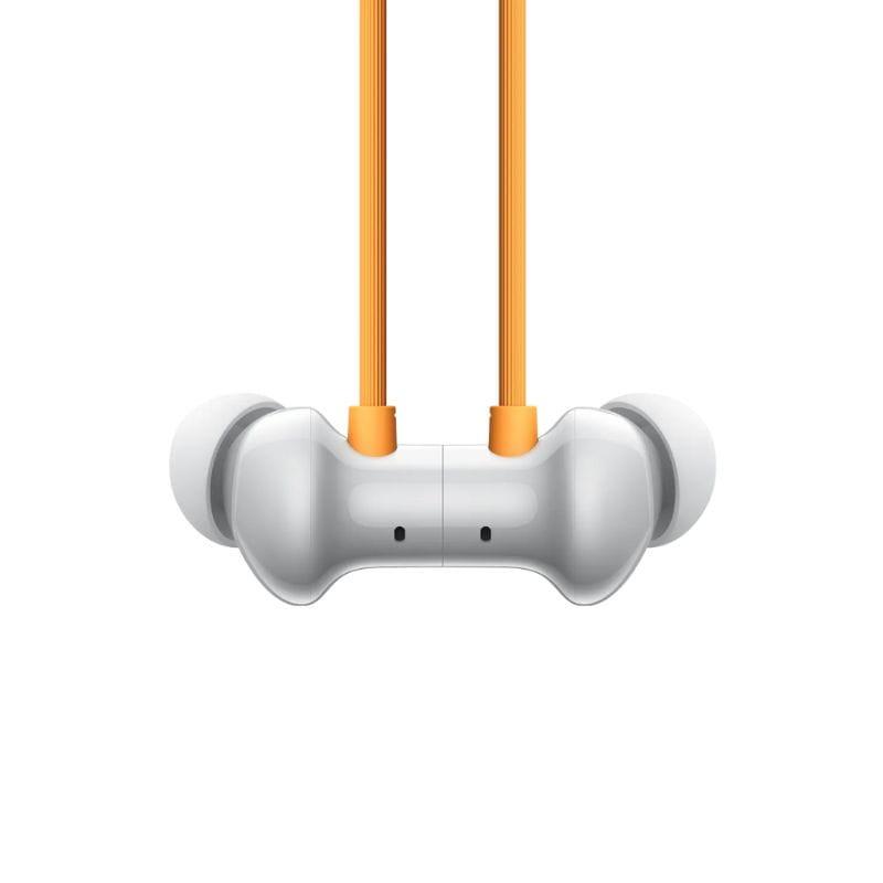 Realme Buds Wireless 5 ANC Plata  conectados magnéticamente