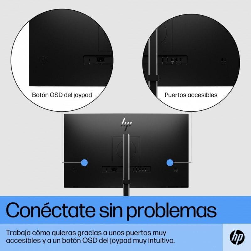 HP E27 G5 27" Full HD 75 Hz IPS Negro imagen de su diseño ergonómico