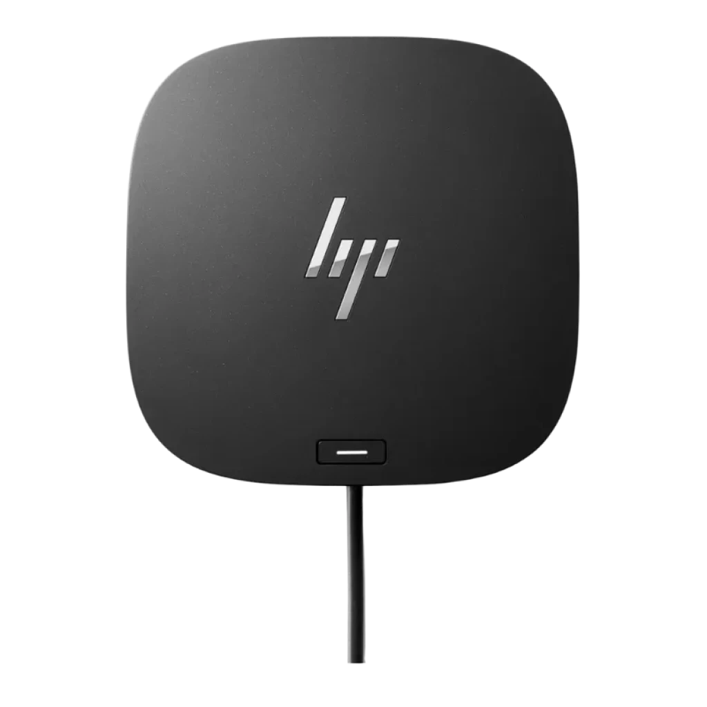 Station d'accueil HP USB-C G5 noire avec câble USB-C intégré