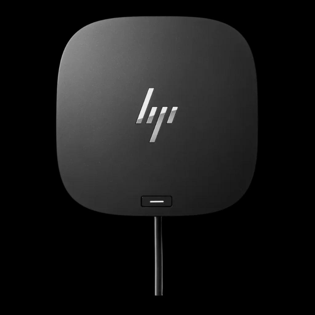 Station d'accueil HP USB-C G5 noire avec câble USB-C intégré
