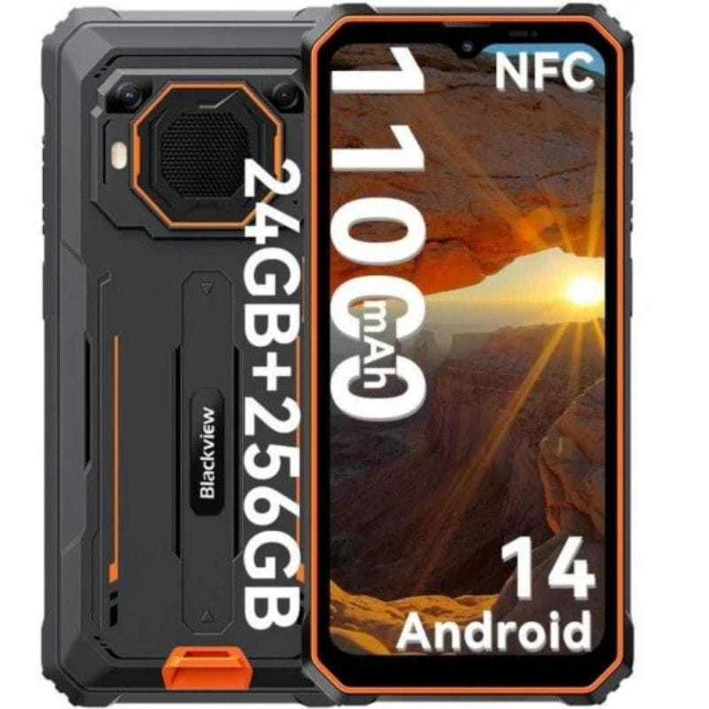 Blackview BV6200 Plus 8GB/256GB Naranja - Teléfono Móvil Rugged   pantalla con características