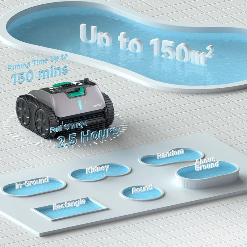 Piscinas de Wybot C1 Pro