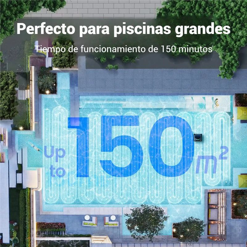 Para piscinas grandes Wybot C1