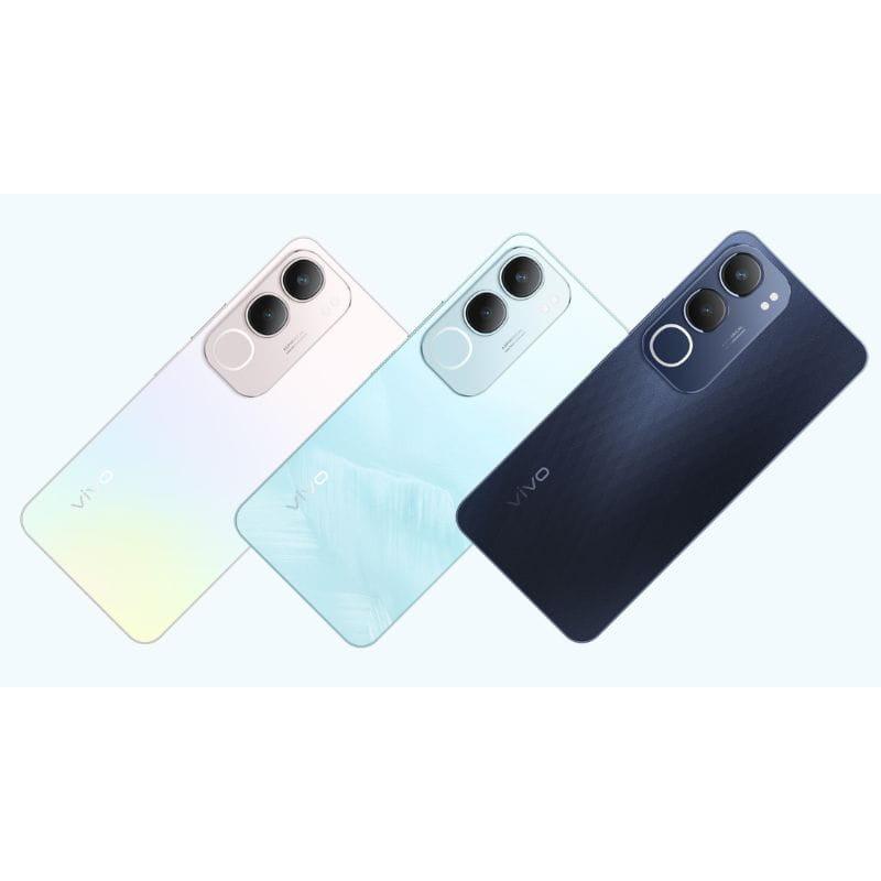 Vivo Y19s 8GB/256GB Prata Pérola imagem diagonal das 3 cores