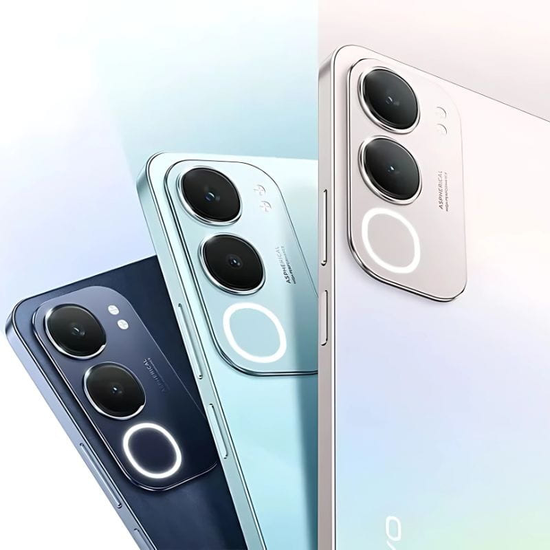 Vivo Y19s 8GB/256GB Prata Pérola imagem das câmaras das 3 cores