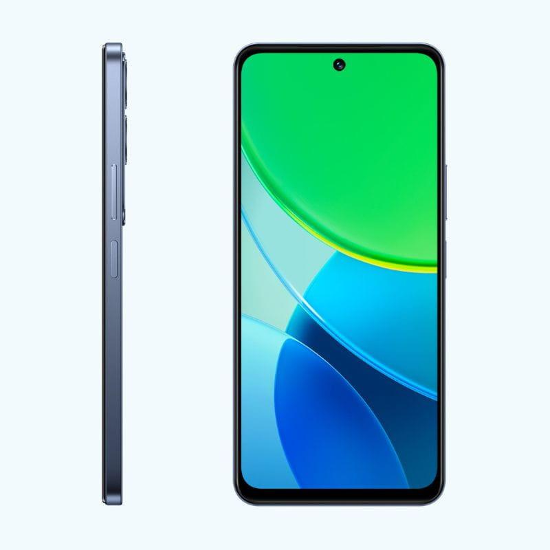 Vivo Y19s 6GB/128GB Black Obsidian imagem frontal e lateral