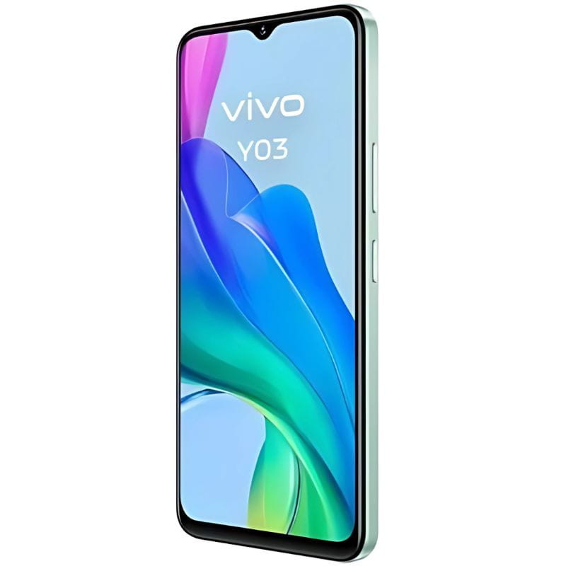 Vivo Y03 4GB/128GB Verde Gema lateral derecha