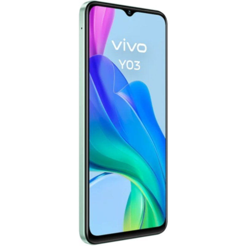 Vivo Y03 4GB/128GB Verde Gema lateral izquierda