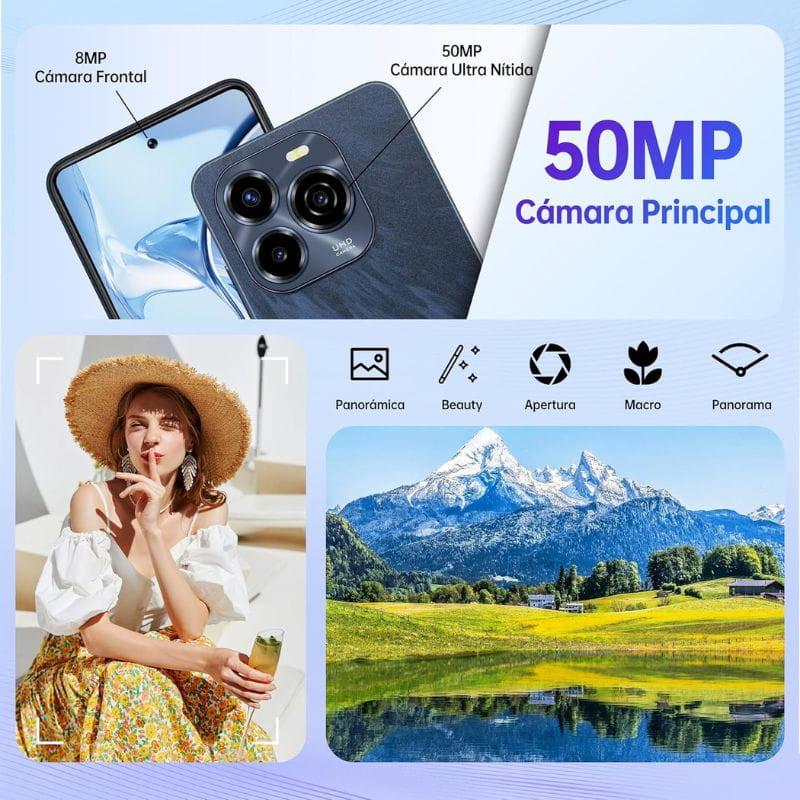 Oukitel C65 Pro 8 Go/256 Go Bleu caractéristiques de l'appareil photo