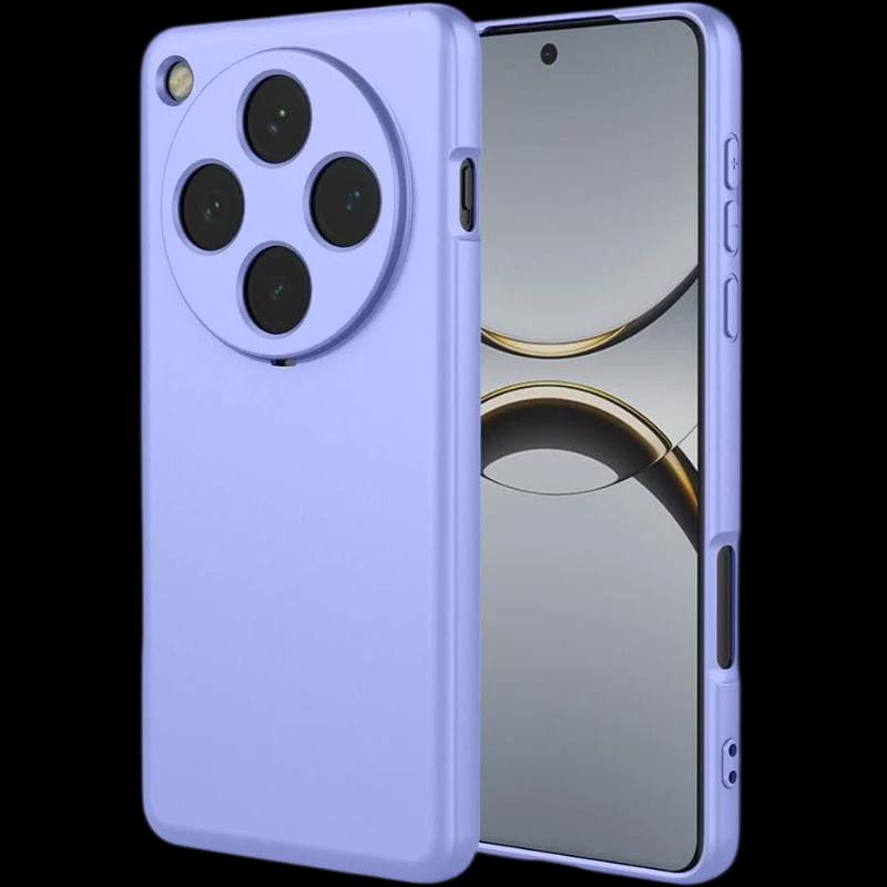  Coque Oppo Find X8 5G Square Liquid Premium avec couvre-caméra Lavande