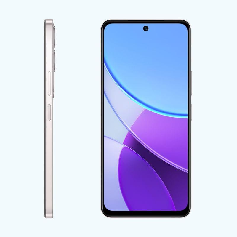 Vivo Y19s 8GB/256GB Silver Pearl imagem lateral e frontal