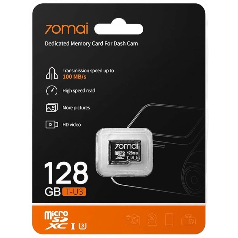 70mai Tarjeta microSD de 128GB para Dash Cam