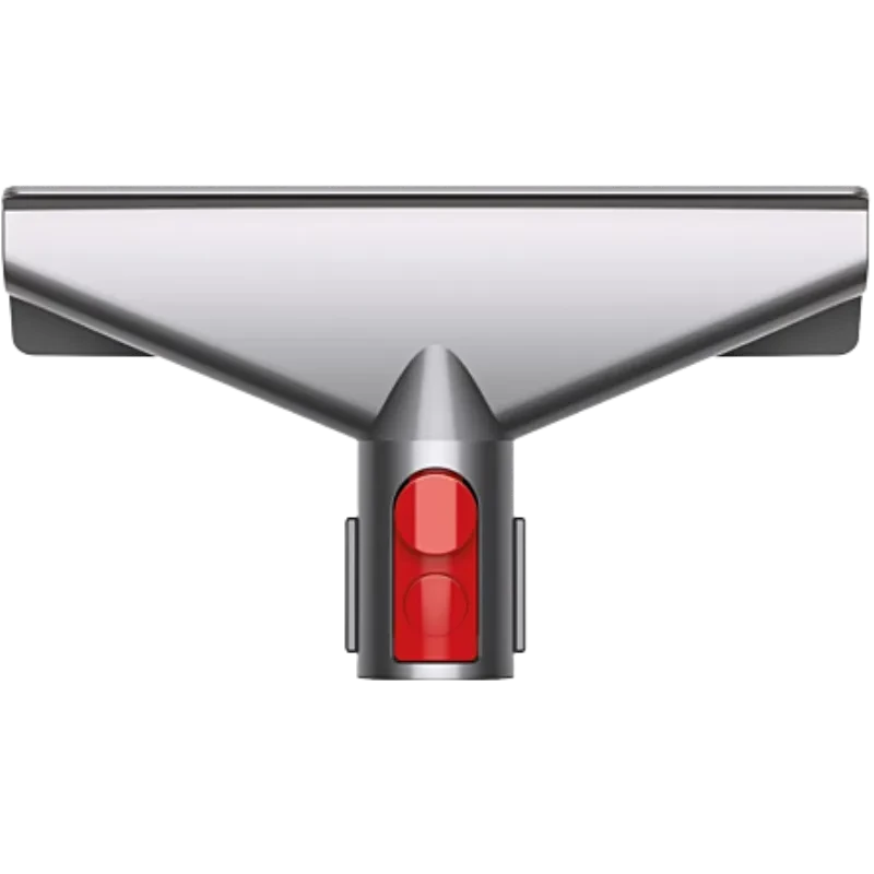 Boquilla ancha y plana para Dyson Cinetic Big ball Multi floor 2, acabado metálico con detalles rojos, ideal para limpiar superficies amplias y tapicerías