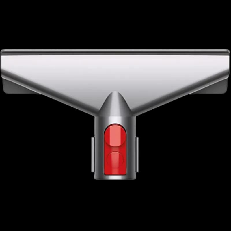 Boquilla ancha y plana para Dyson Cinetic Big ball Multi floor 2, acabado metálico con detalles rojos, ideal para limpiar superficies amplias y tapicerías