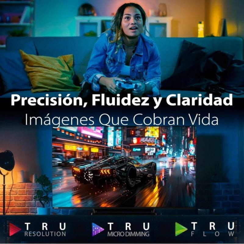 Cores precisos de Toshiba 55QV3F63DG