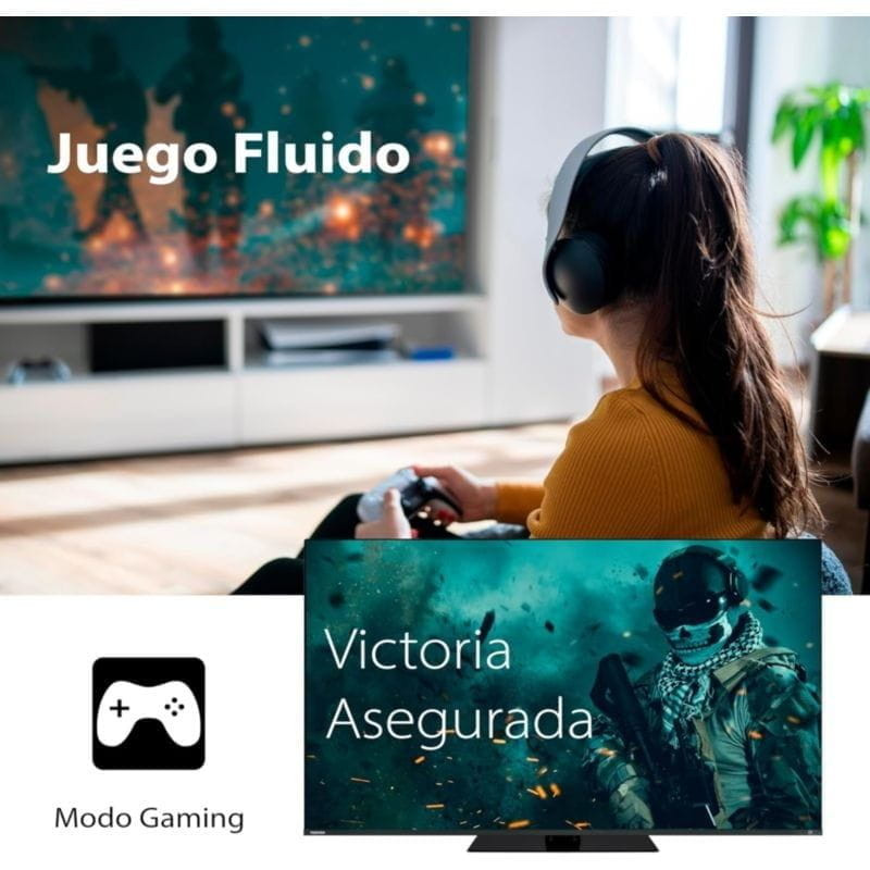 Modo de jogo do Toshiba 65QV3F63DG