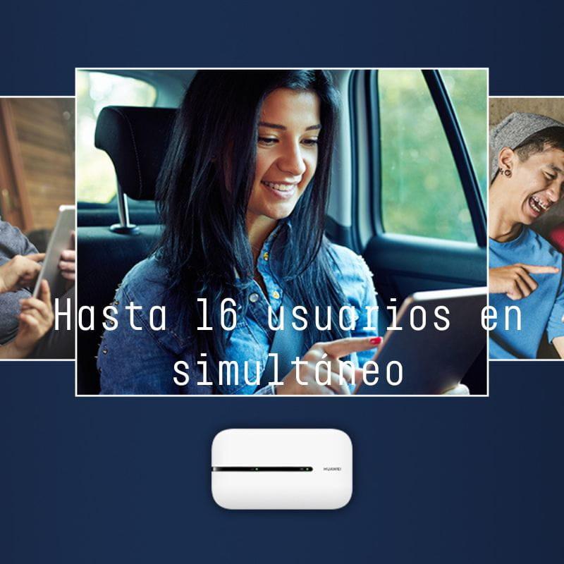 Huawei E5576-320 - Routeur mobile Wi-Fi 4G LTE jusqu'à 16 utilisateurs