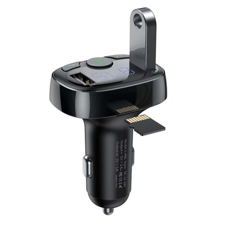Baseus FM Transmitter - Transmisor FM con bluetooth imagen  de las entradas