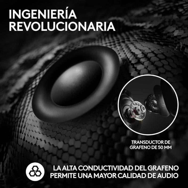 Logitech G PRO X 2 LIGHTSPEED - Casque de jeu sans fil avec pilote en graphène