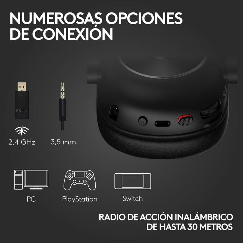 Logitech G PRO X 2 LIGHTSPEED - Casque de jeu sans fil avec de nombreuses options de connectivité