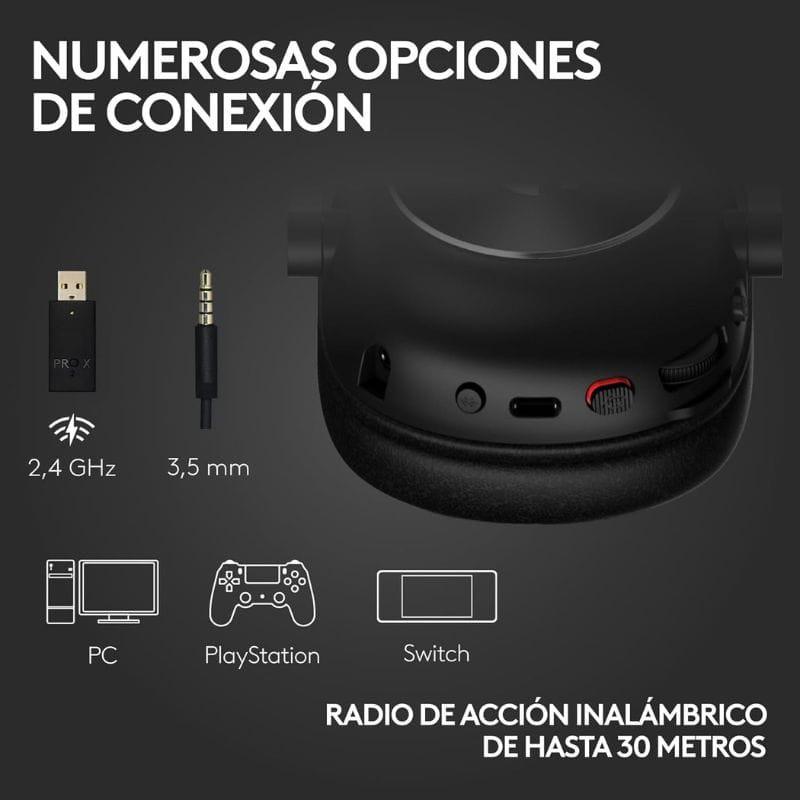 Logitech G PRO X 2 LIGHTSPEED - Casque de jeu sans fil avec de nombreuses options de connectivité