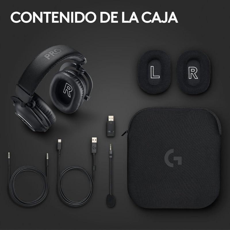 Logitech G PRO X 2 LIGHTSPEED - Casque de jeu sans fil Contenu de la boîte
