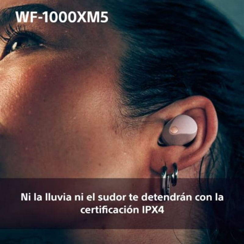Sony WF-1000XM5 Rosa con cancelación de ruido (ANC) resistente al agua