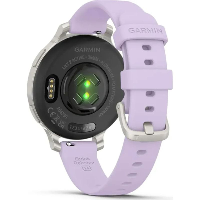 Traseira de Garmin Lily 2 Active Prata