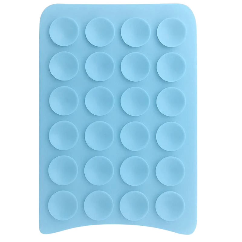 Soporte adhesivo de smartphone con ventosa Azul