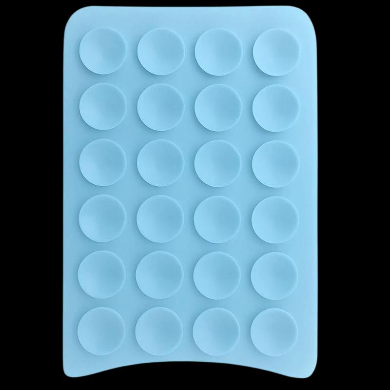 Soporte adhesivo de smartphone con ventosa Azul
