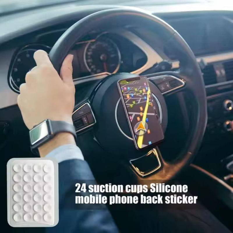 Soporte universal de silicona Azul con 24 ventosas