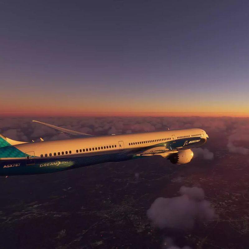 Thrustmaster TCA Quadrant Boeing Edition Gris USB Manette de vol PC, Xbox, Xbox One X, Xbox Series S, image de l'avion