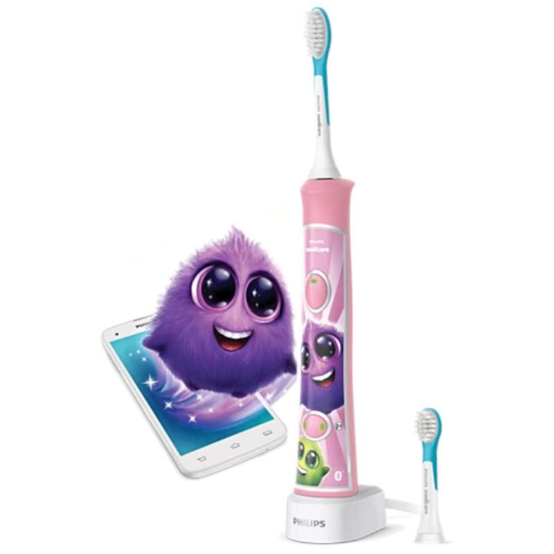 Adaptable Philips Sonicare For Kids HX6352/42 Rosa