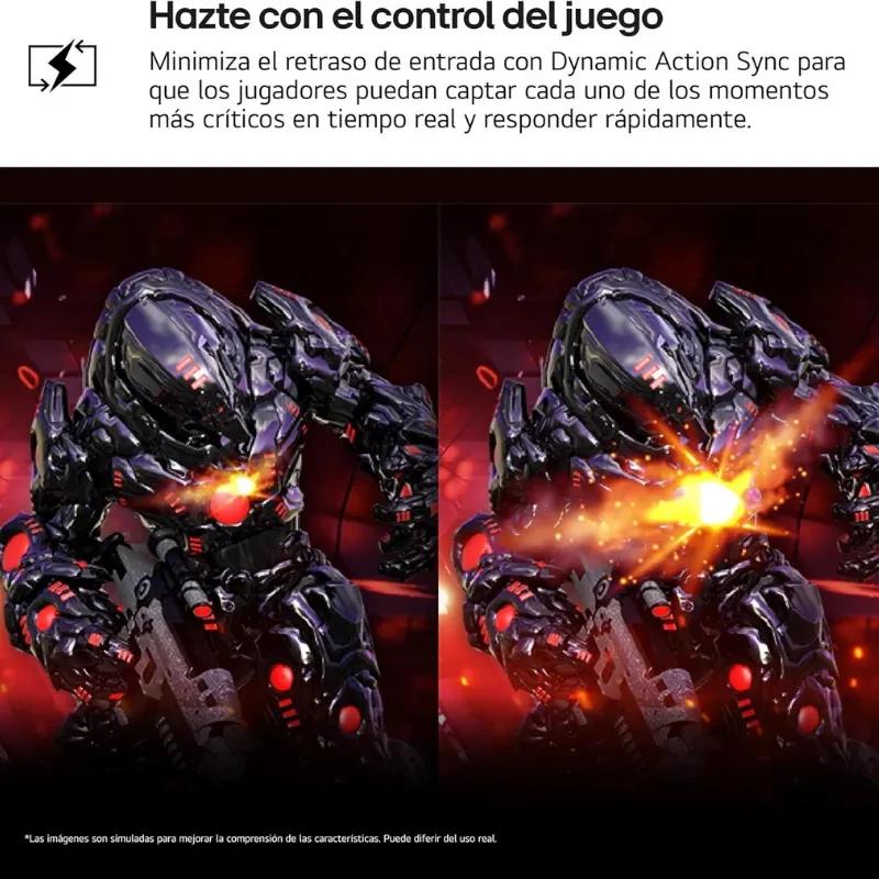 LG 32UR55OK-B 31,5 pouces 4K UHD, écran LCD avec FreeSync, couleurs vives et contraste élevé, idéal pour jeu avec faible latence et fluidité optimale