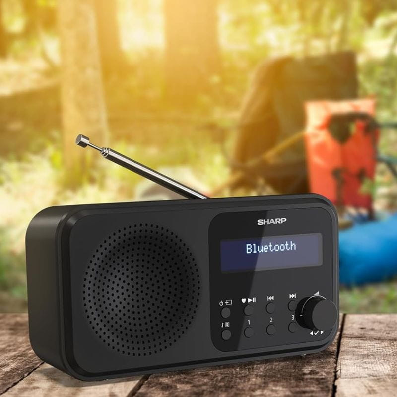 Sharp DR-P420 Bluetooth - Radio digital portátil imagen en el exterior