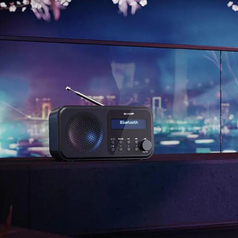 Sharp DR-P420 Bluetooth - Radio digital portátil imagen real
