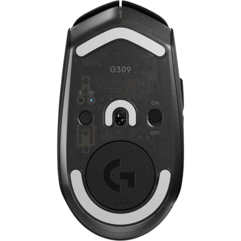 Mouse para jogos Logitech G G309, parte inferior