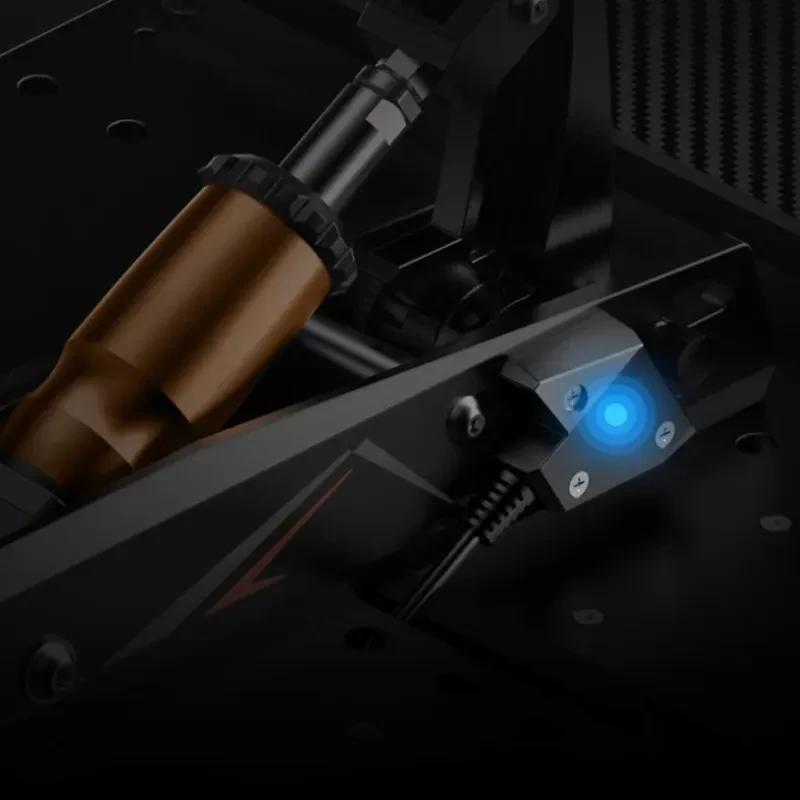 Moza Racing CRP2 Pedales acelerador y freno con resortes de distintas durezas y casquillos en goma y poliuretano 55R, 70R, 80R, 98R para ajuste preciso