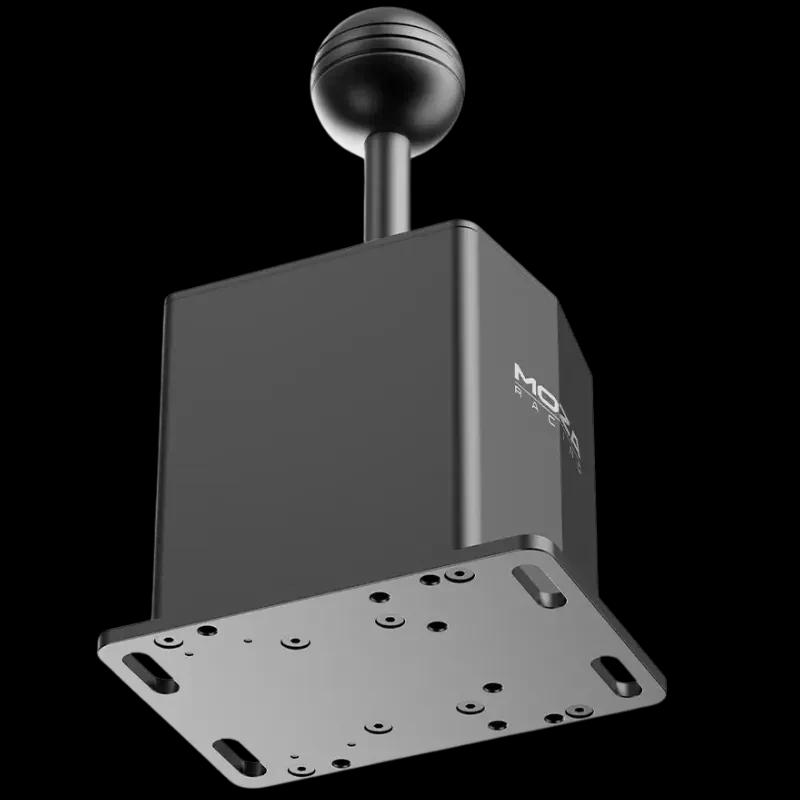 Moza Racing HGP Shifter – levier H en métal noir, boîtier robuste, plaque de montage perforée, finition premium pour simulateur de course