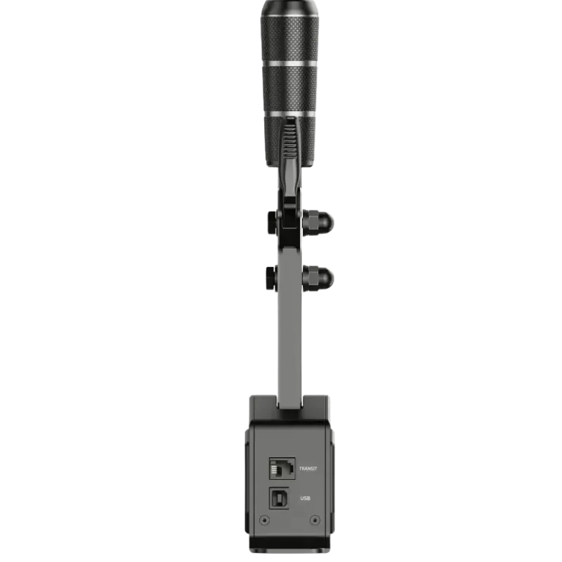 Moza Racing SGP - Levier de vitesses séquentiel PC/XBOX avec boîtier noir, deux boutons S1 et S2 rétroéclairés rouges, finition métal robuste et précise