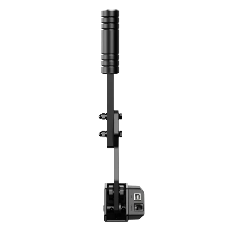 Moza Racing HBP Handbrake Noir USB frein à main en métal, levier vertical texturé, base robuste avec bouton latéral, design noir mat pour simulateur