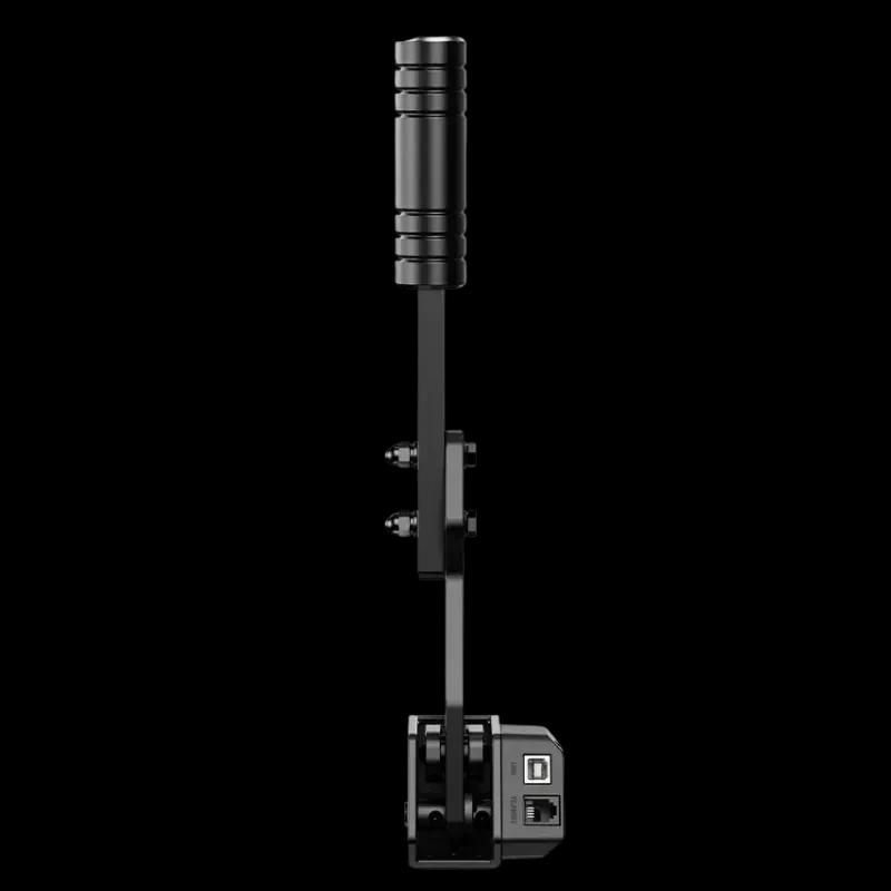 Moza Racing HBP Handbrake Noir USB frein à main en métal, levier vertical texturé, base robuste avec bouton latéral, design noir mat pour simulateur