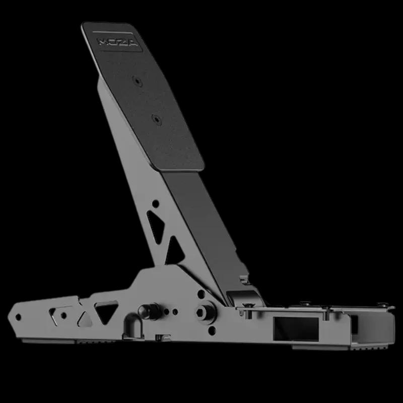 Moza Racing RS19 accessoire de jeux vidéo Noir Pédales: pédale noire ajustable en métal, plaque antidérapante, structure robuste, design angulaire pour