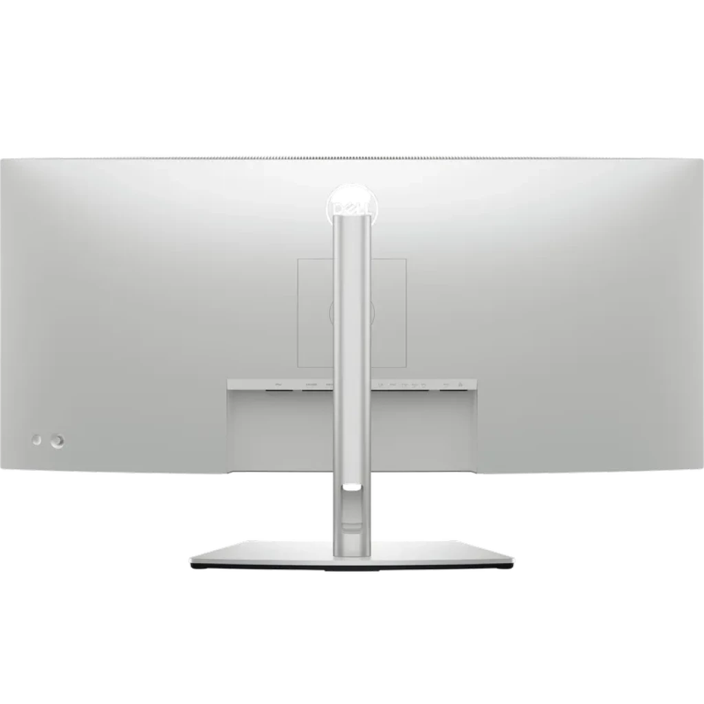 DELL UltraSharp U3423WE monitor curvo 34 pulgadas, panel IPS WQHD, carcasa trasera blanca, soporte metálico ajustable y gestión de cables limpia con hub USB-C