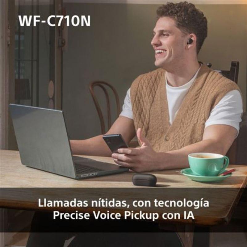 Sony WF-C710N Negro - Auriculares inalámbricos con cancelación de ruido con IA